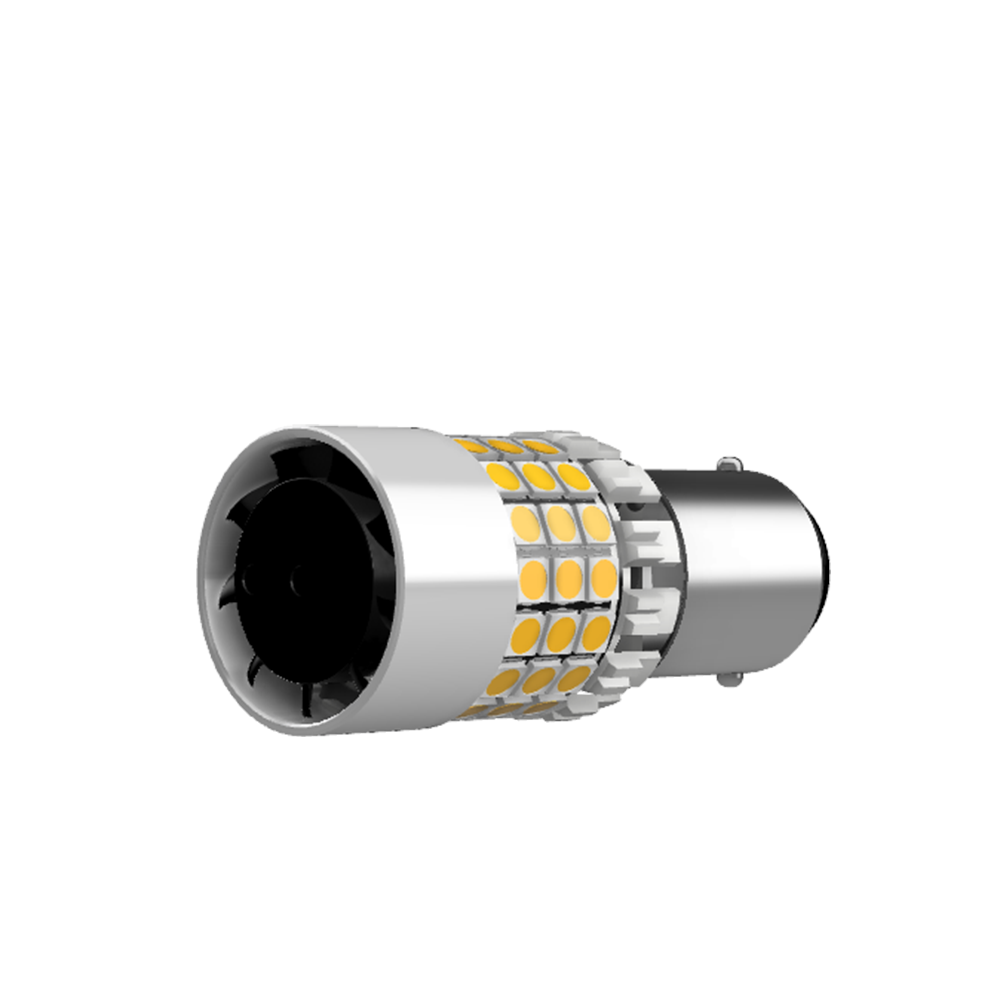 Set 2 x bec LED P21/5W BAY15D LUSMAR™ 7000 lm  - fara eroare
