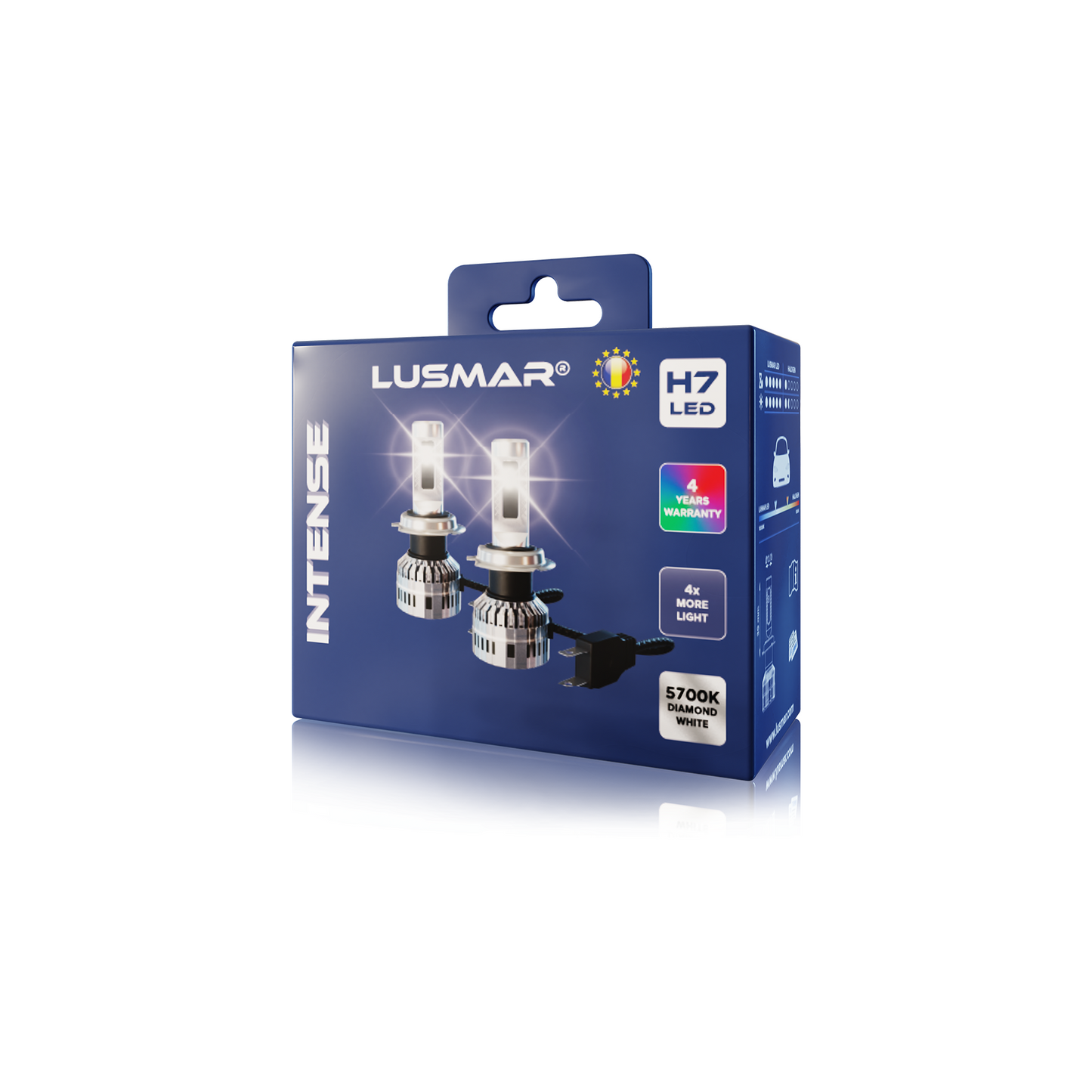 Kit led H7 LUSMAR™ INTENSE 5700K 7000 lumeni Canbus integrat - fara eroare