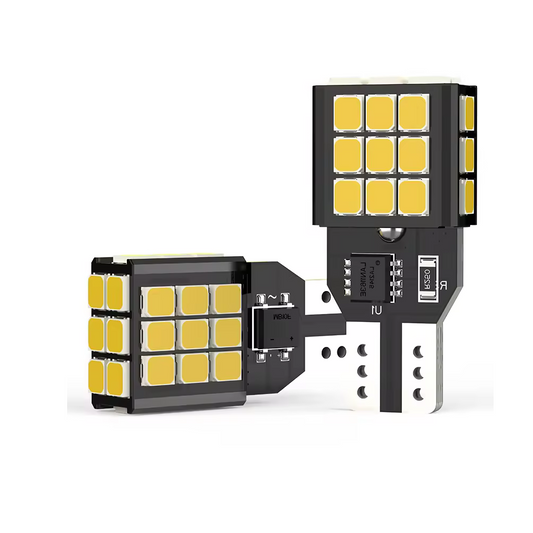 Set 2 x bec LED T15 W16W WY16W LUSMAR™ 1100 lm, Canbus - fara eroare