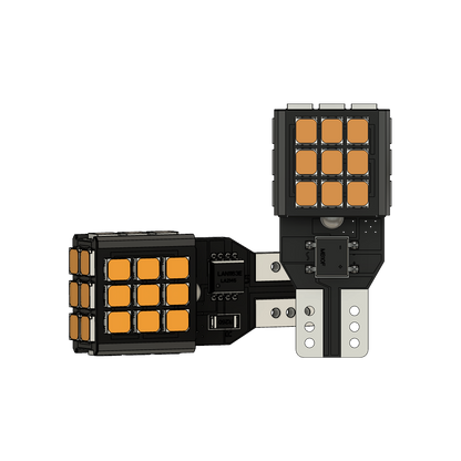 Set 2 x bec LED T15 W16W WY16W LUSMAR™ 1100 lm, Canbus - fara eroare