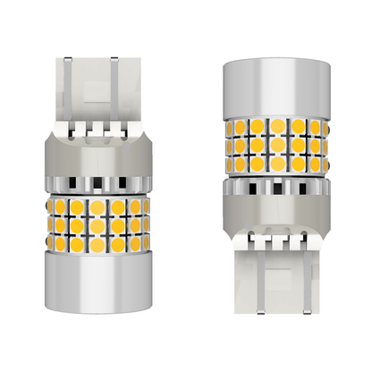 Set 2 x bec LED T20 W21/5W LUSMAR™ 7000 lm - fara eroare