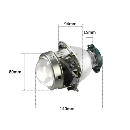 Set 2 lupe Bi-Xenon LUSMAR™ 3 inch D1S D3S cu inel fixare