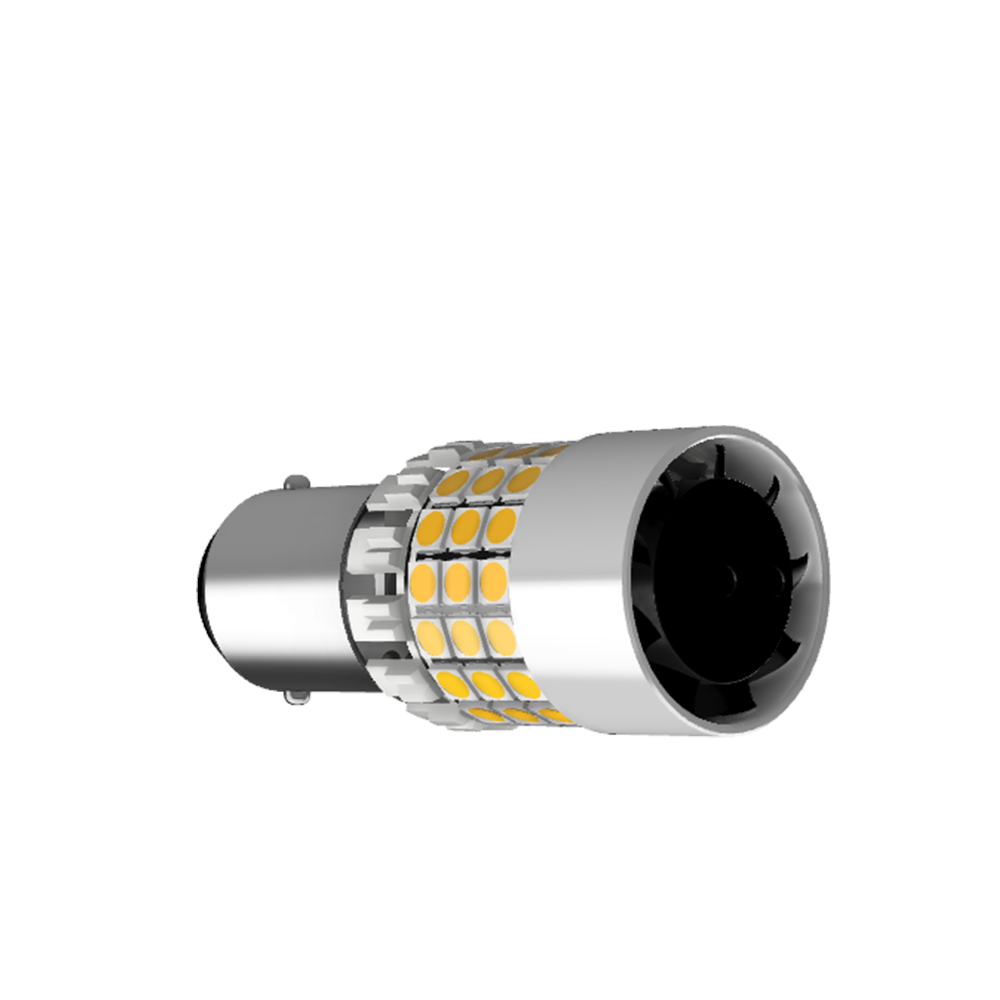 Set 2 x bec LED P21/5W BAY15D LUSMAR™ 7000 lm  - fara eroare