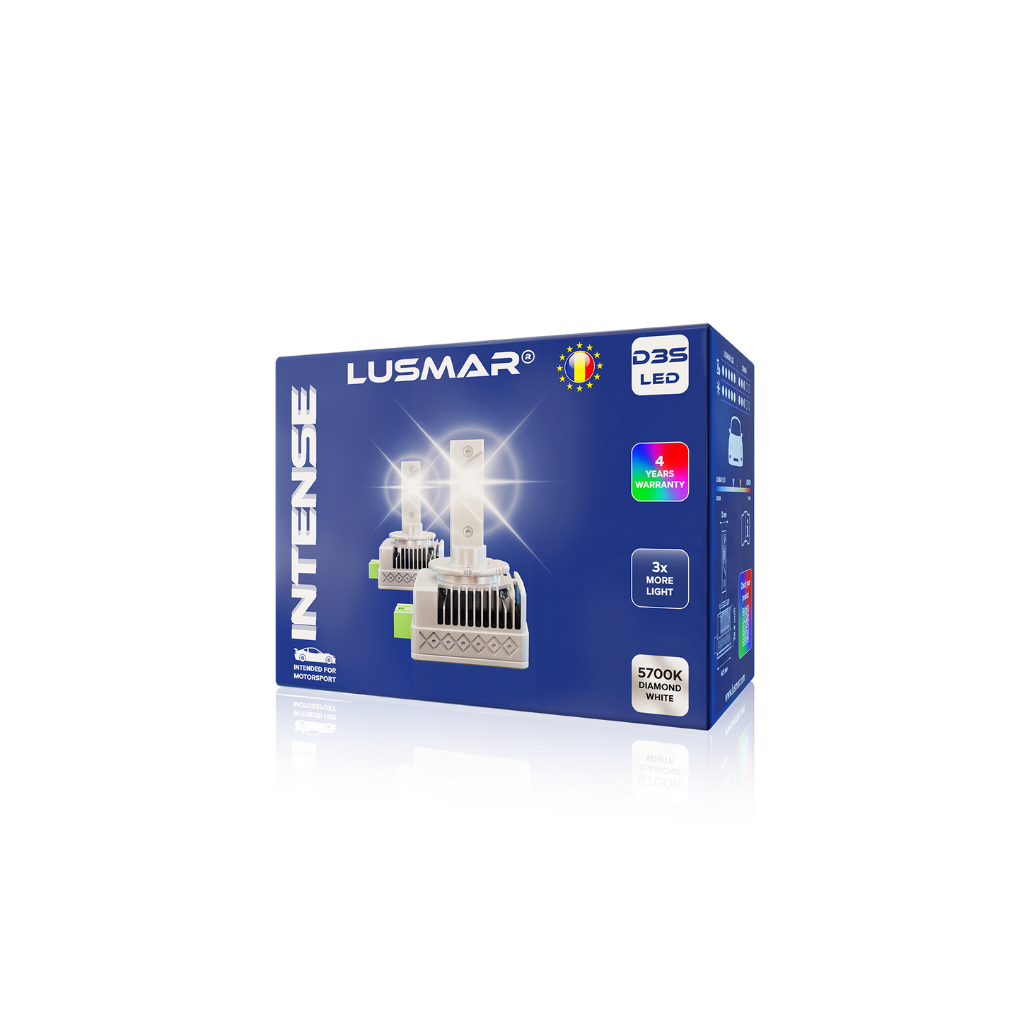 Kit LED D3S INTENSE LUSMAR™ LED-D© 5700K 10000 lumeni Canbus integrat - fara eroare