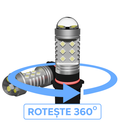 Set 2 x bec LED PS13W LUSMAR™ Canbus - fără eroare