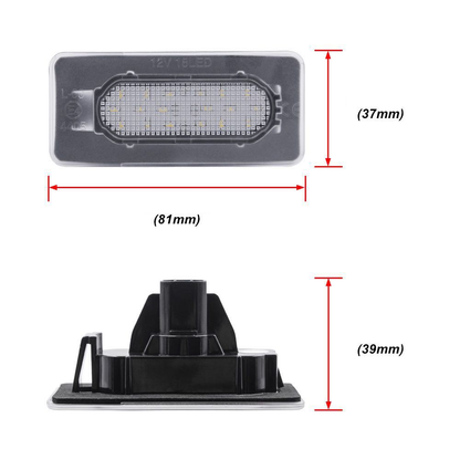 Set 2x led numar inmatriculare Toyota Corolla 2014 - 2019